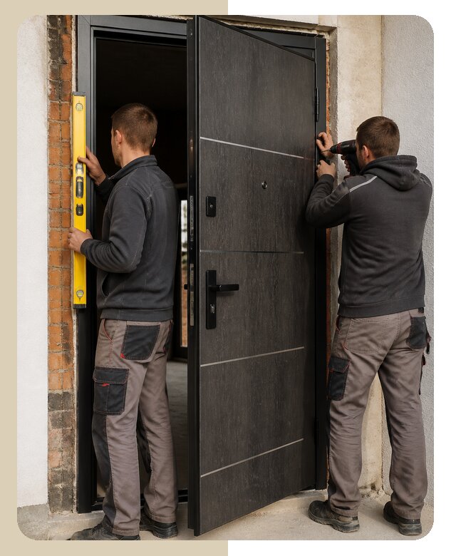 Профессиональная установка двери в коттедж в Моршанске